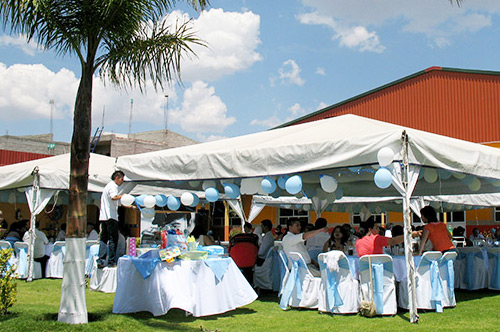 Salón con jardín de fiestas cerca de Ecatepec