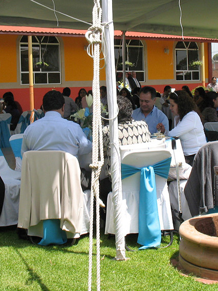 Salón con jardín de fiestas cerca de Texcoco